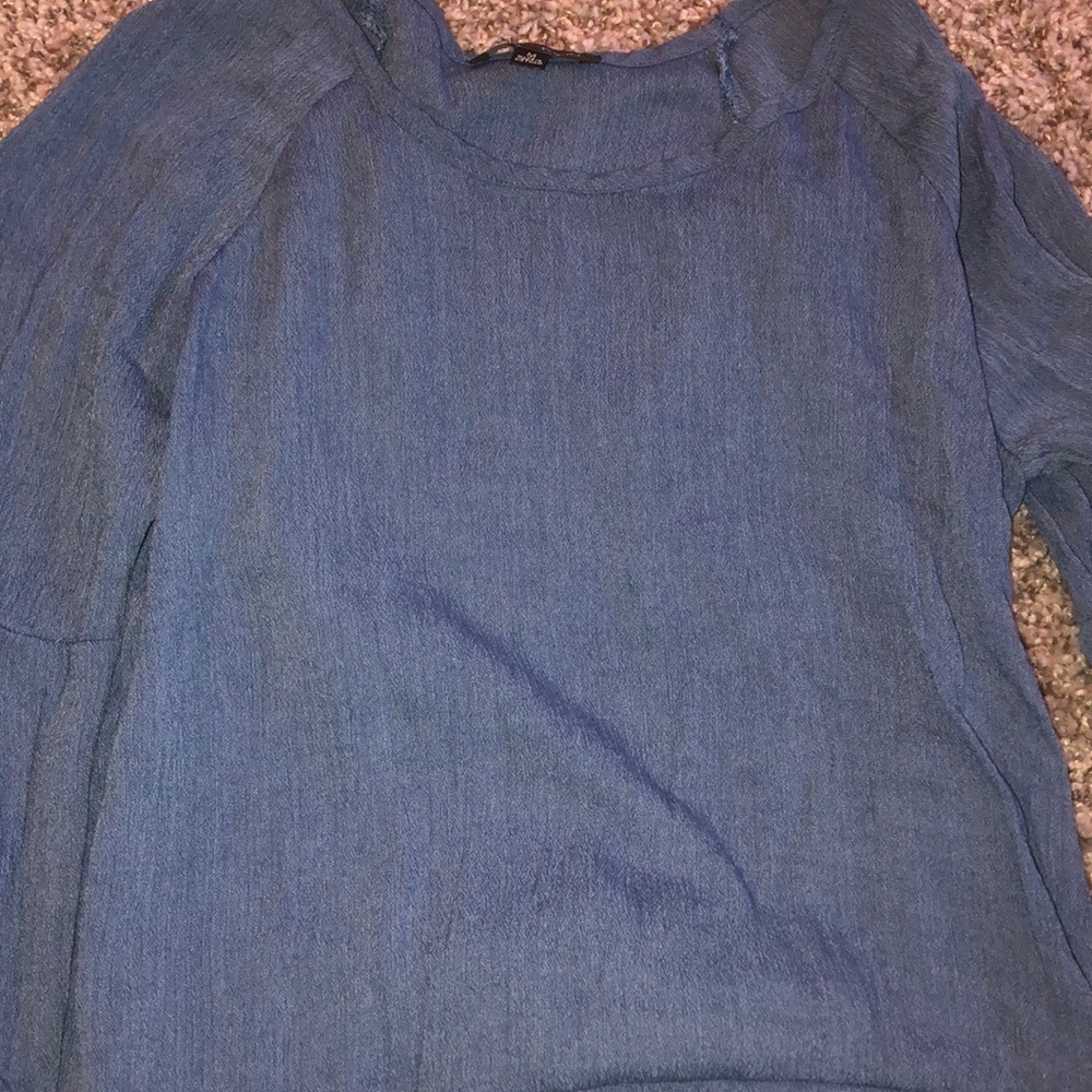 blue dress shirt